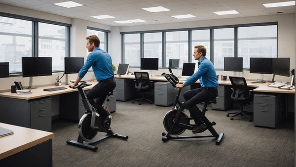 Un bureau actif avec le deskcycle 2: l'exercice sans déranger